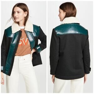 Paul & Joe‎ Sister Greenwish Long sleeves with cuffs Jacket Size 34 / 2 NEW